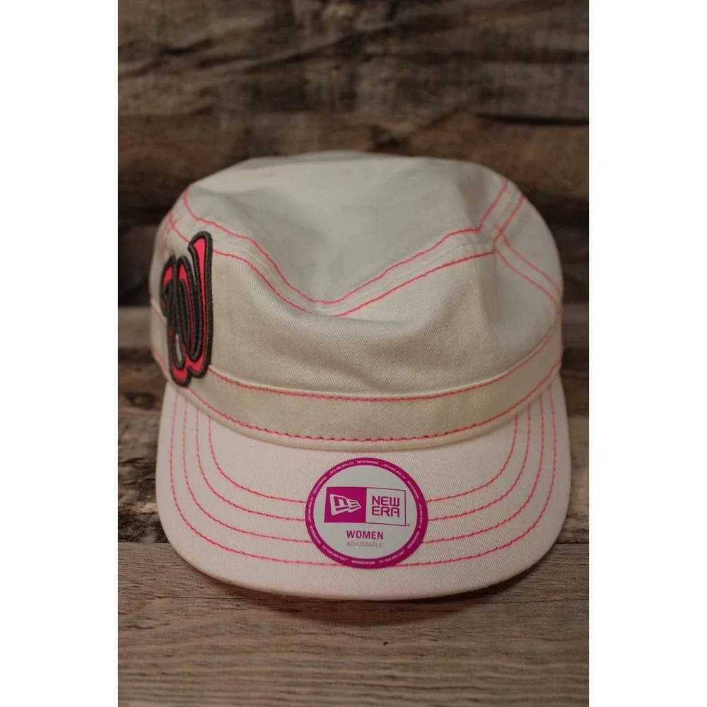 New Era Women Washington Nationals Cadet Hat Adjustable Fash Chic‎
